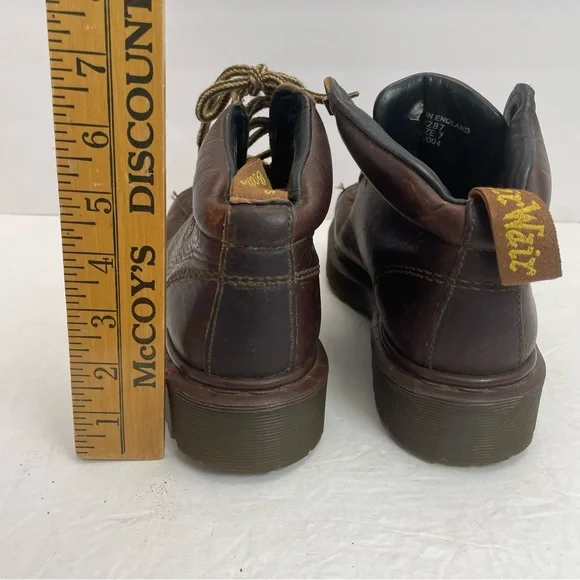 Vintage Dr Martens men’s size 7 Lace up Boots made in England leather - Picture 4 of 8